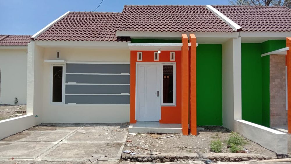 foto tampak rumah tipe 36/92 perumahan CENDANA RESIDENCE