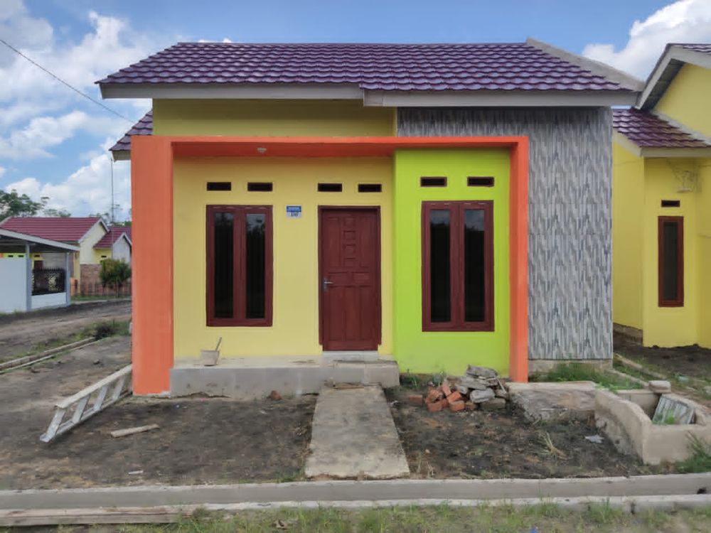 foto tampak rumah tipe 36/90 perumahan AFIFAH RESIDENCE GELUMBANG 