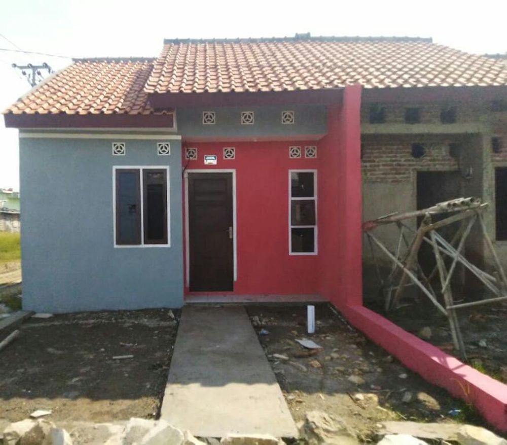 foto tampak rumah tipe 32/66 perumahan PERMATA KEJUDEN REGENCY