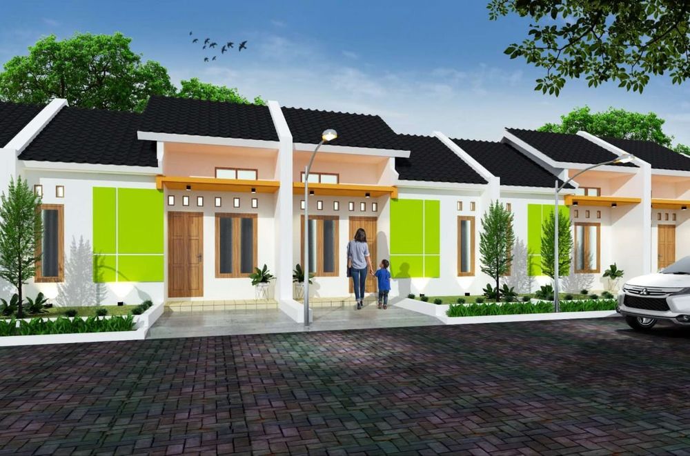 foto tampak rumah tipe subsidi perumahan Graha Tanjung