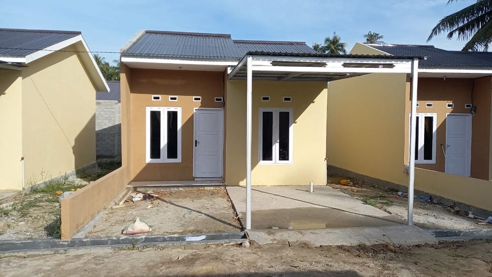 foto tampak rumah tipe 36/99 perumahan Aisyah Residence 2 Tahap 2