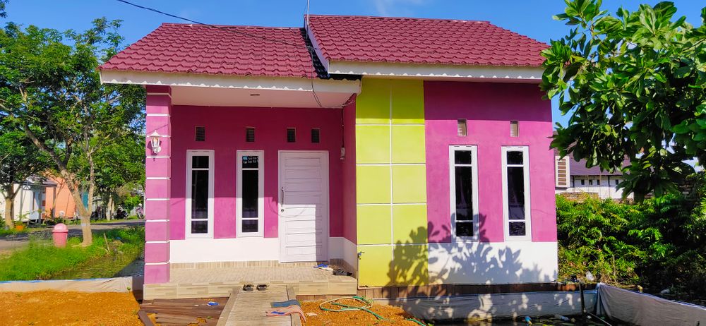 foto tampak rumah tipe 36/150 perumahan ALYA REGENCY MARABAHAN