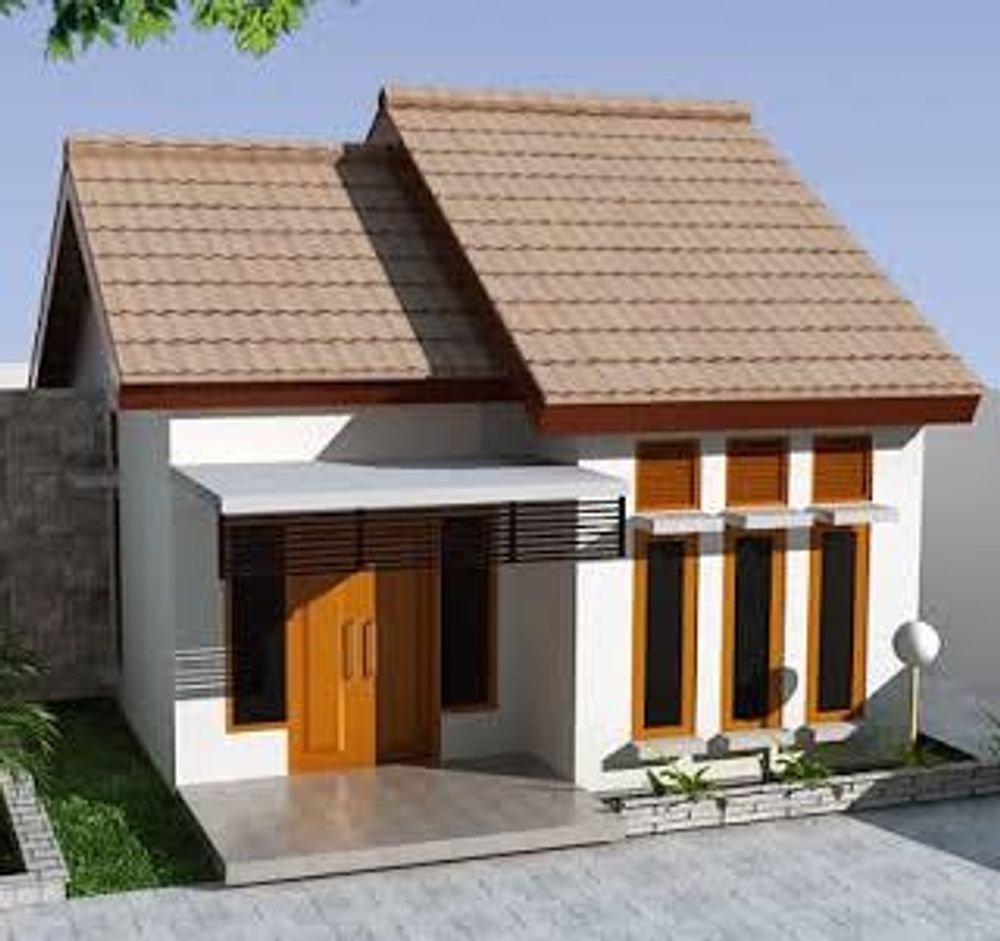 foto tampak rumah tipe 45 perumahan ALYA REGENCY MARABAHAN