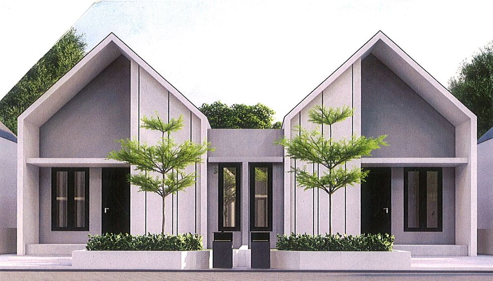 foto tampak rumah tipe 36 perumahan VILLA INDAH PERMATA
