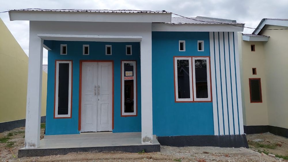 foto tampak rumah tipe 36 / BLOK B Nomor 11 perumahan Griya Hutuo Permai