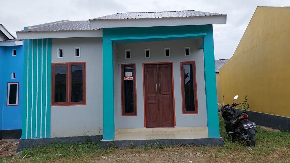 foto tampak rumah tipe 36 / BLOK A Nomor 14 perumahan Griya Hutuo Permai