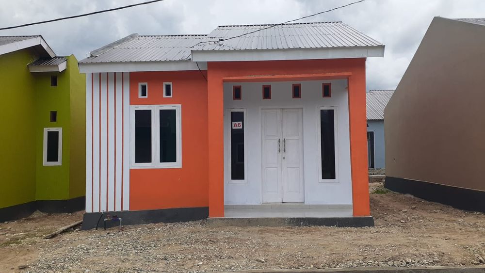 foto tampak rumah tipe 36 / BLOK A  Nomor 6 perumahan Griya Hutuo Permai