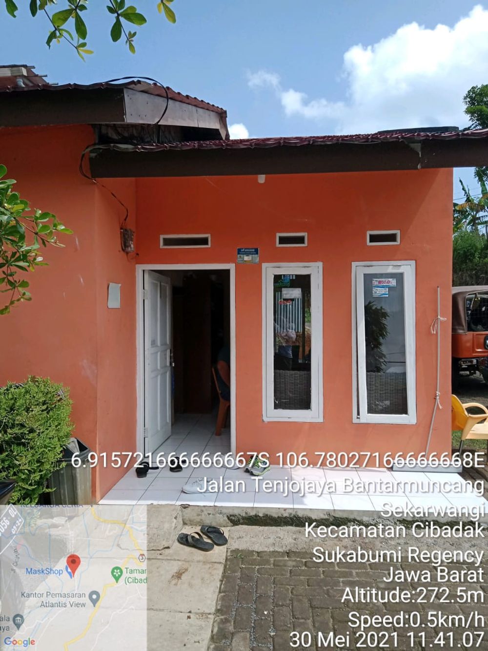 foto tampak rumah tipe 36/60 perumahan Taman Bolo Permai 2