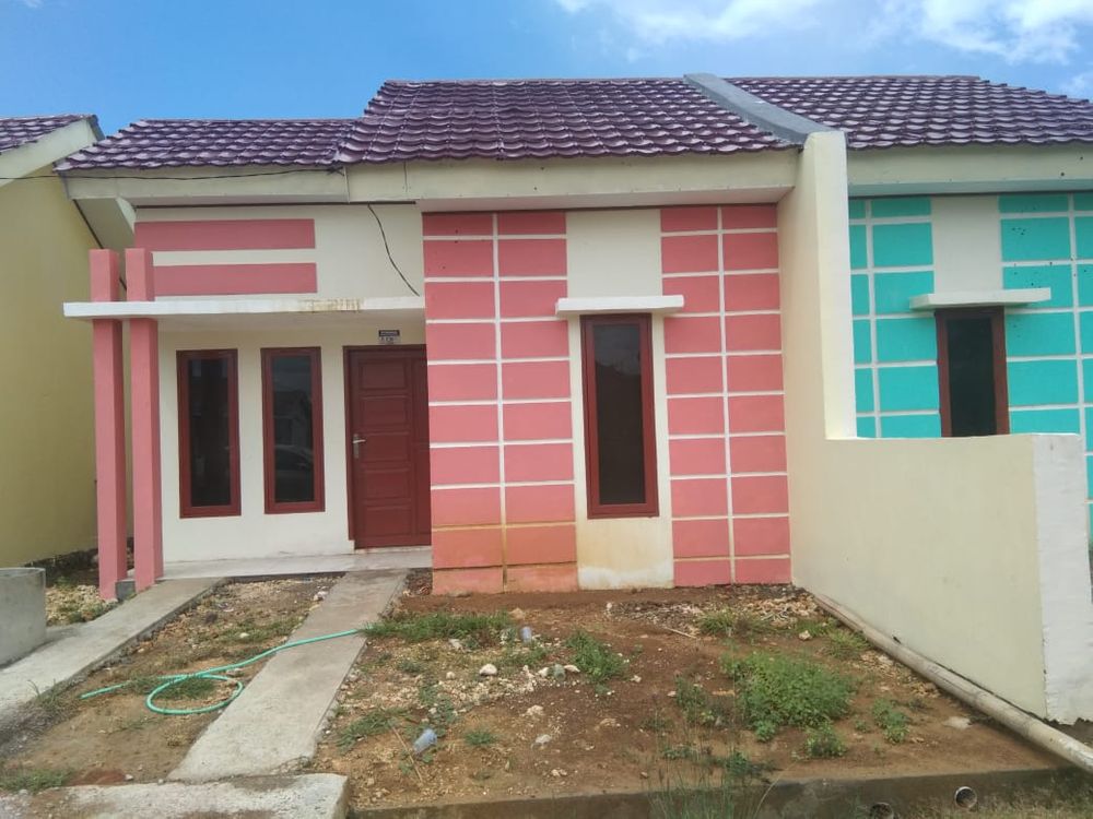 foto tampak rumah tipe 36 perumahan Graha Rezkita Bone