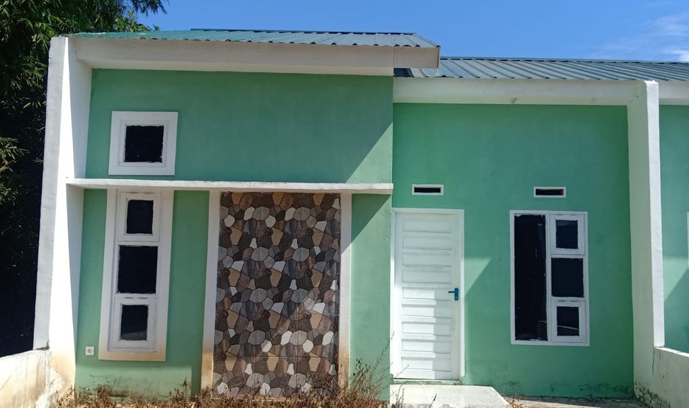 foto tampak rumah tipe 36 perumahan Alam Amalia Residence