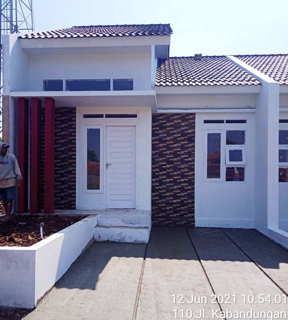 foto tampak rumah tipe 40 perumahan PESONA SUKAMANAH INDAH