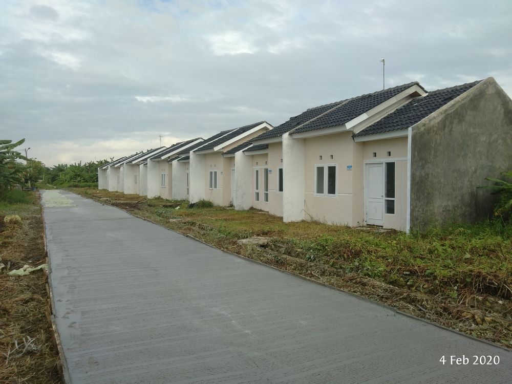 foto tampak rumah tipe 29/60 perumahan Pesona Gading Cibitung 2