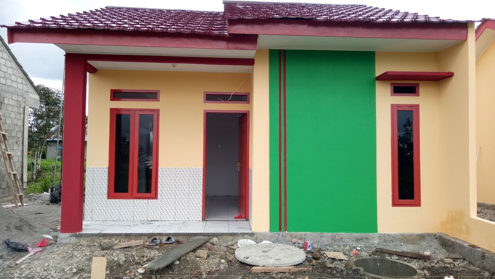 foto tampak rumah tipe 36 perumahan Griya Anggrek Asri 3
