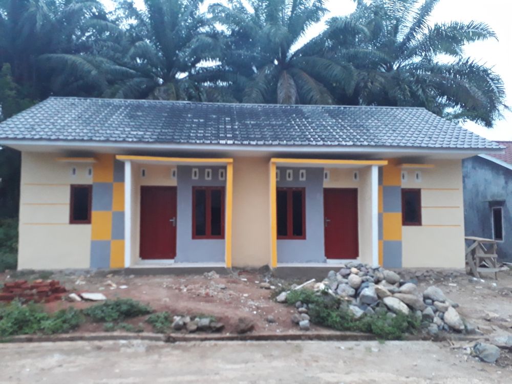 foto tampak rumah tipe 36 perumahan MUTIARA ASRI AEK GODANG