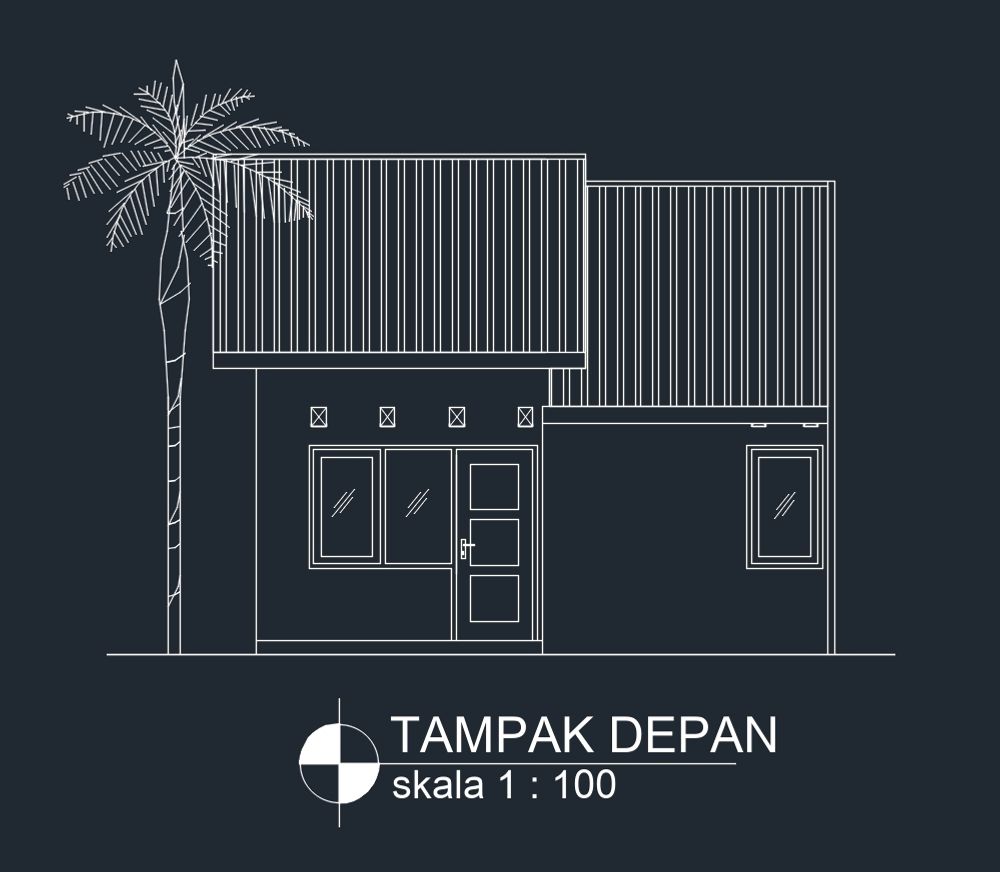 foto tampak rumah tipe 36 perumahan PERUM. GRIYA MAKMUR