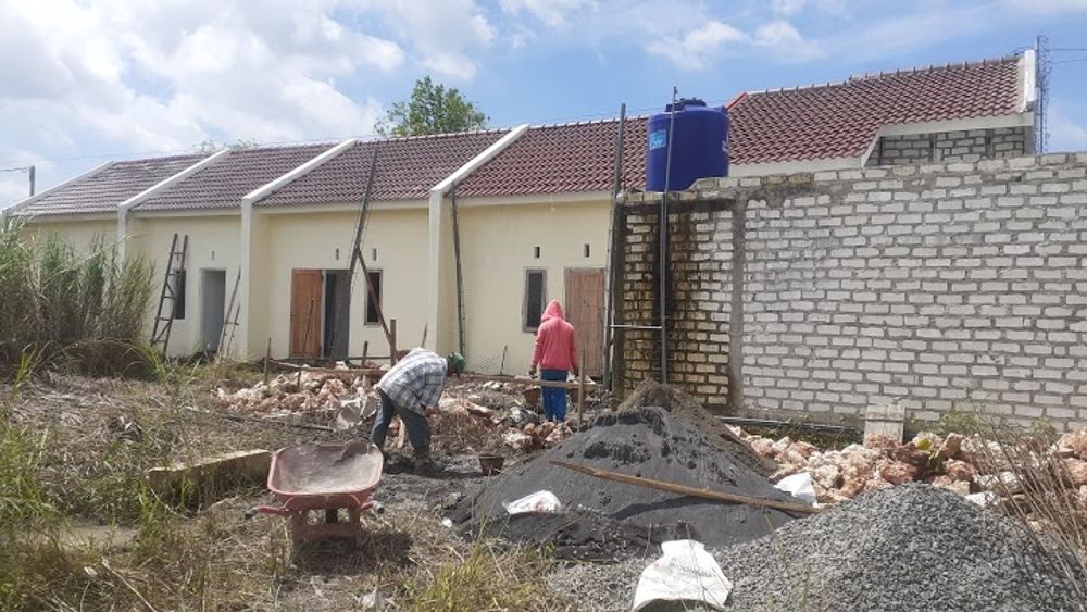 foto tampak rumah tipe Subsidi perumahan Griya Nusantara Indah