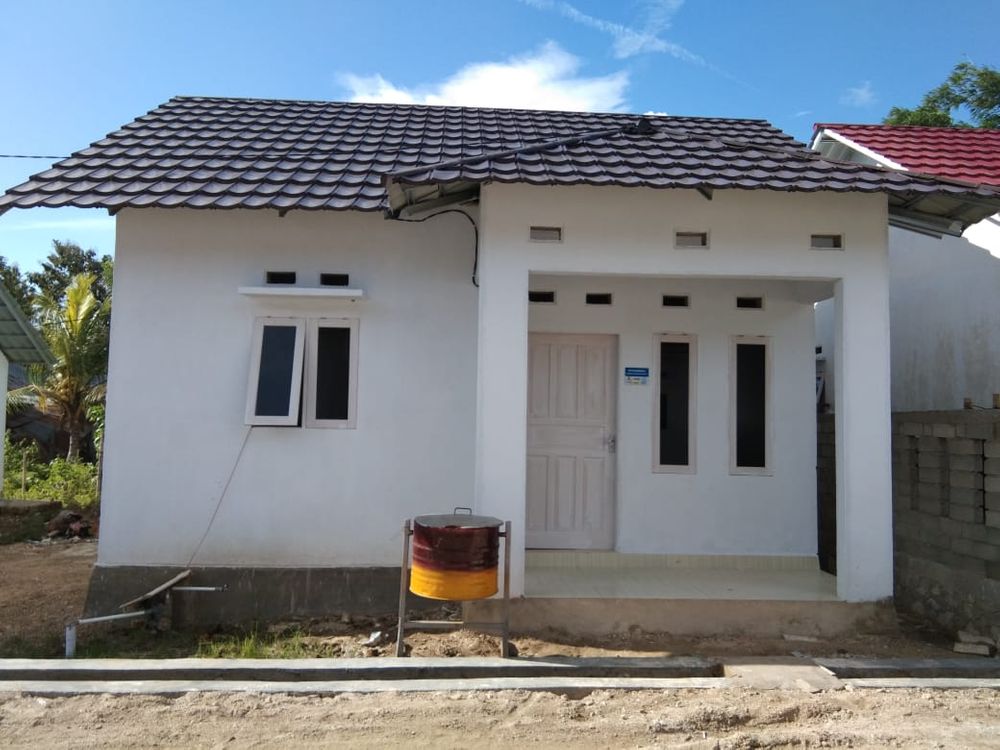 foto tampak rumah tipe 36 perumahan GRAHA AZIZIYAH PERMAI IV