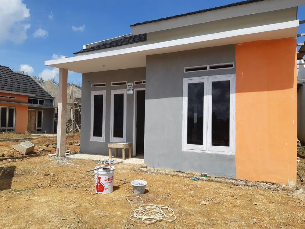 foto tampak rumah tipe 36 perumahan PESONA LILIN RESIDENCE