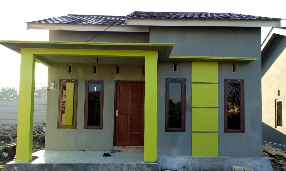 foto tampak rumah tipe 36 perumahan Berlian Indah 2