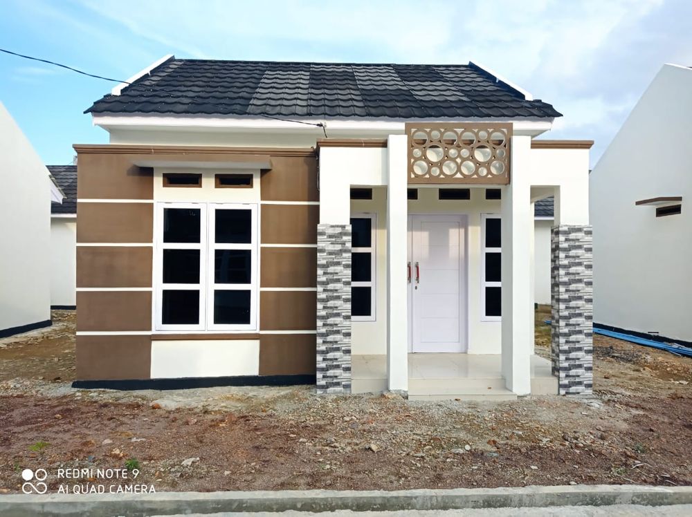 foto tampak rumah tipe Alam sari perumahan Griya Alam Sari