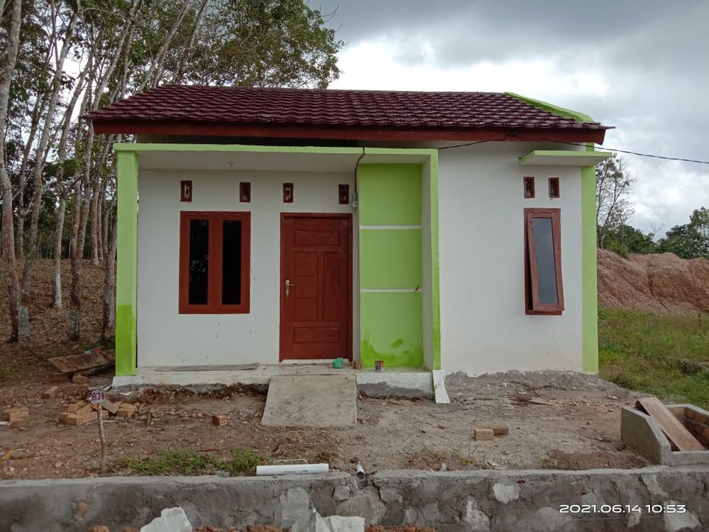 foto tampak rumah tipe B perumahan GRIYA TANJUNG KEMALA