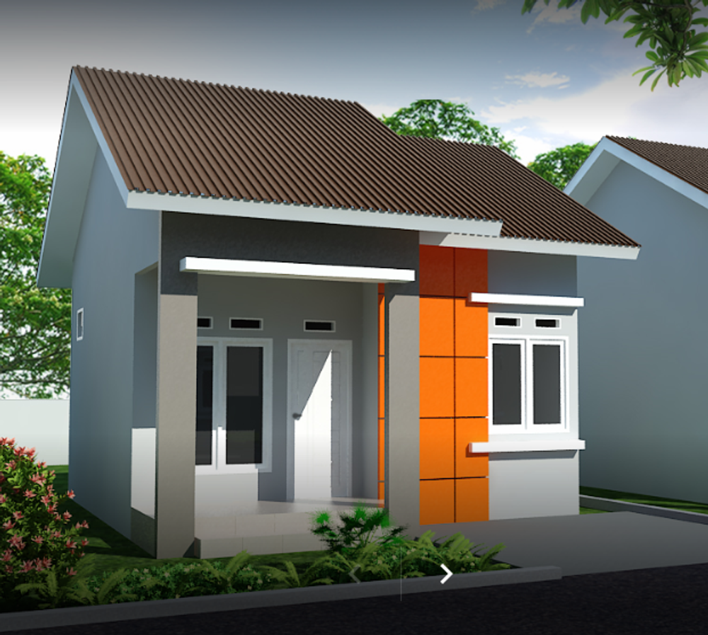 foto tampak rumah tipe 36/60 perumahan Bukit Sukamulya Regency