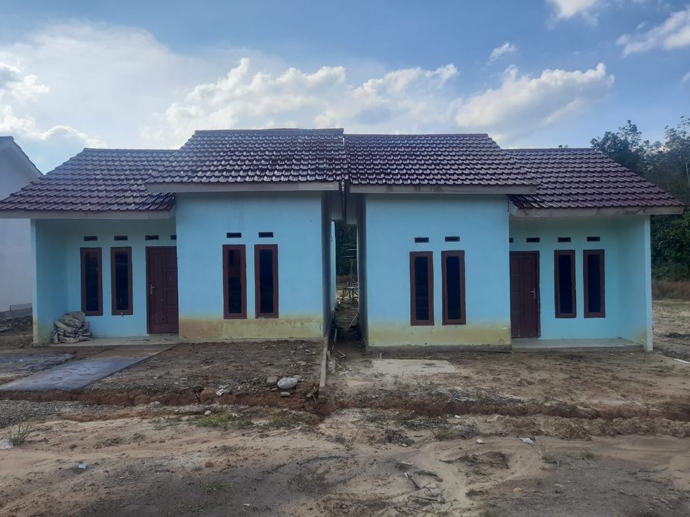 foto tampak rumah tipe 36 perumahan Grand Alam Permai Recident