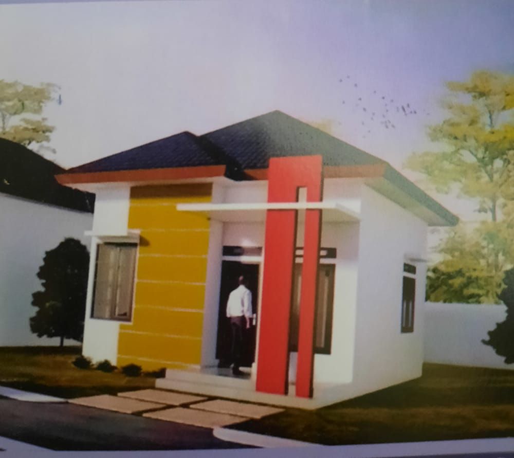 foto tampak rumah tipe Gampa Stret perumahan Griya Asri II Gampa