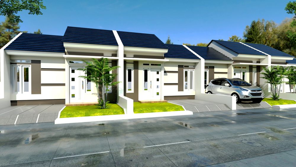 foto tampak rumah tipe Subsidi 30/60m2 perumahan Grand Royal Simo Park