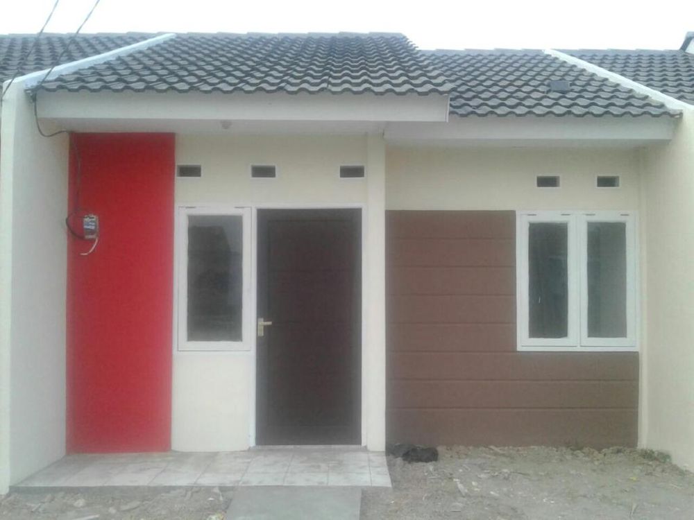 foto tampak rumah tipe 60 ( dua  kamar ) perumahan Trans Residence 2