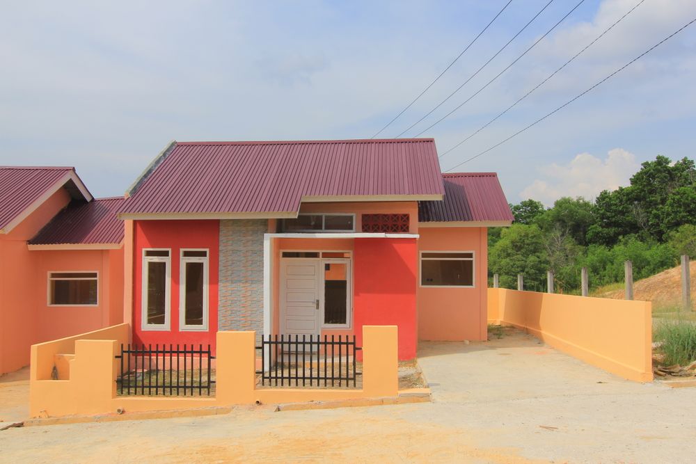 foto tampak rumah tipe Subsidi 36/108 perumahan Graha Timur Raya Tahap 3