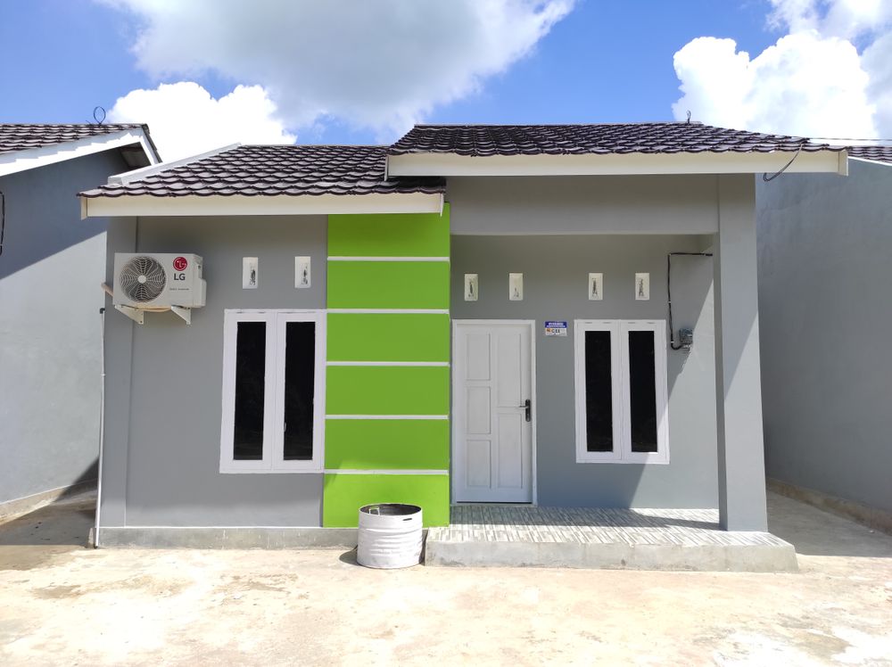 foto tampak rumah tipe 36 perumahan Griya Tambak Rel 2