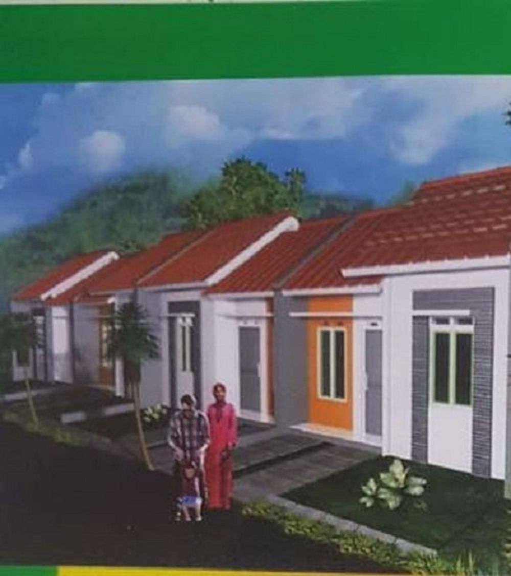 foto tampak rumah tipe 36 perumahan Puri Sukasari Permai