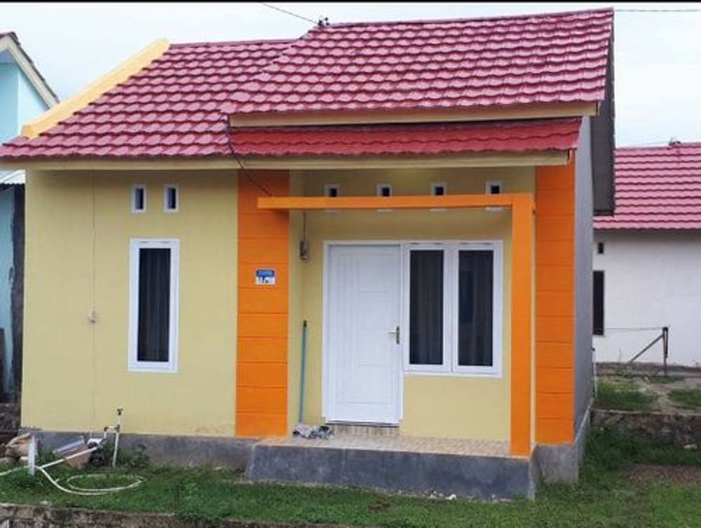 foto tampak rumah tipe 36 perumahan VERLINA INDAH PERMAI III