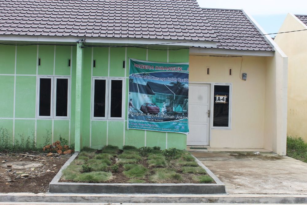 foto tampak rumah tipe 36 perumahan kenanga indah residence