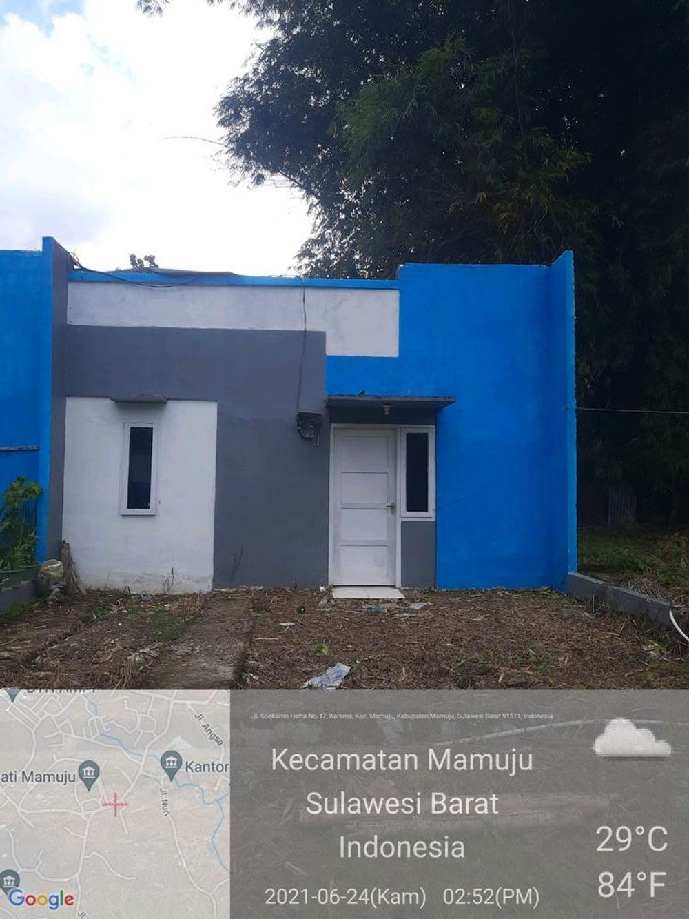 foto tampak rumah tipe 36/72 perumahan BUKIT NUR RAFIAH III