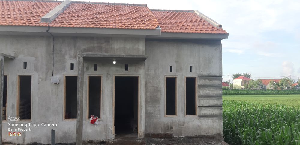 foto tampak rumah tipe BLOK A perumahan PAKIS INDAH PERMAI