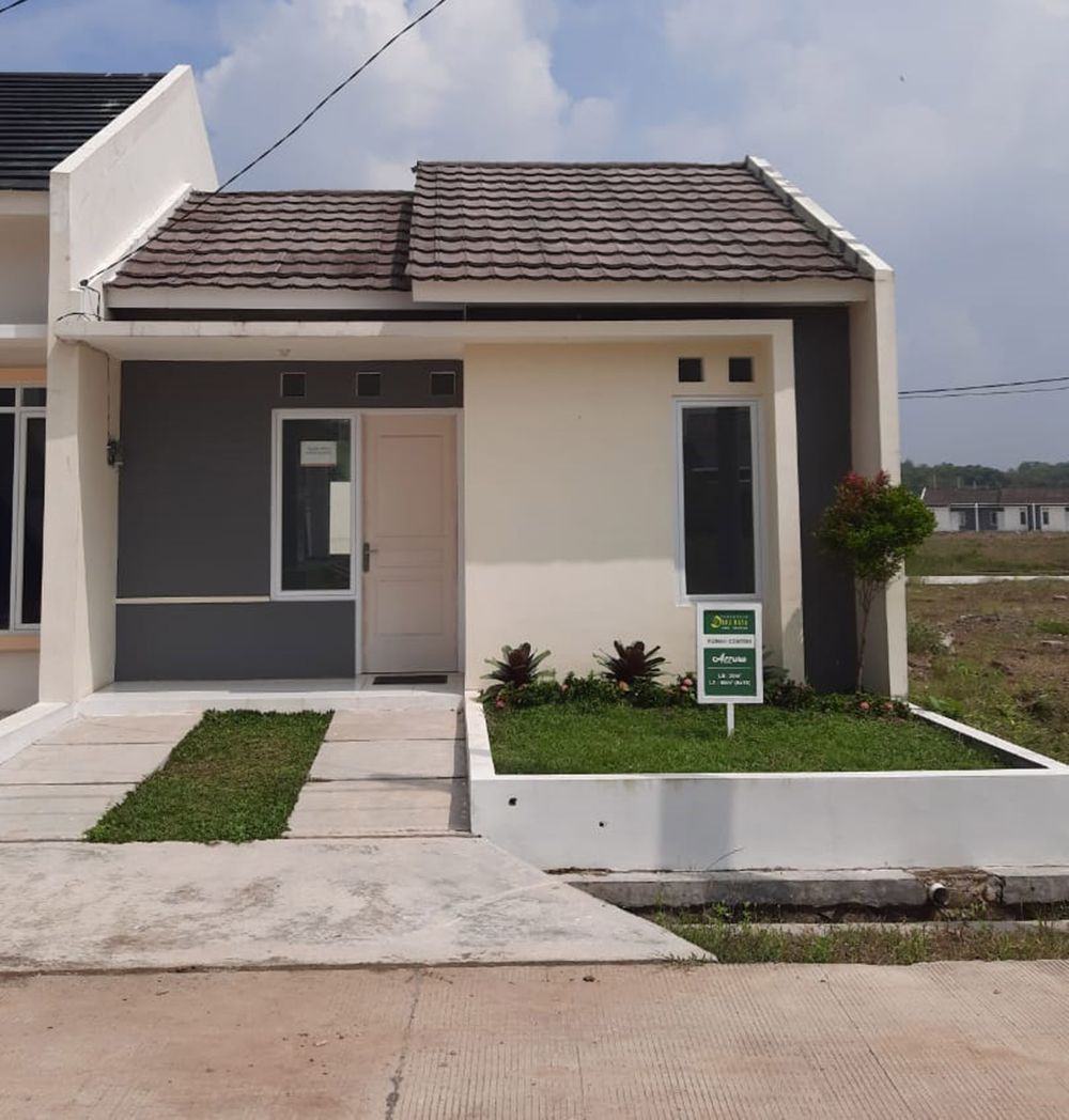 foto tampak rumah tipe Azzura2 30/60 perumahan Perumahan Daru Raya