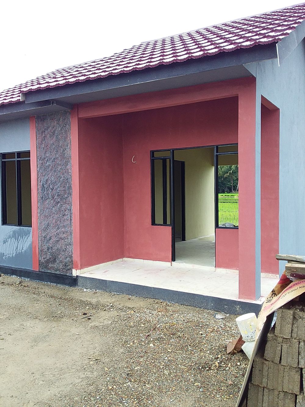 foto tampak rumah tipe 36 perumahan GRIYA AISHWA