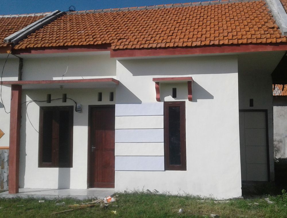 foto tampak rumah tipe 36 perumahan BENGAWAN INDAH