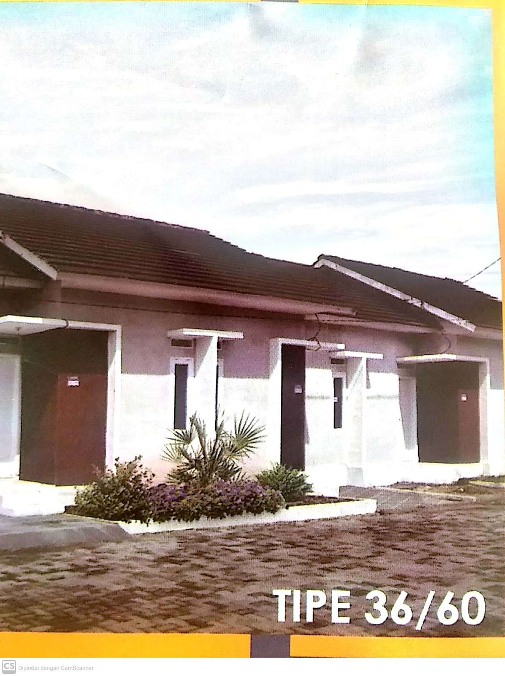 foto tampak rumah tipe GUNTENG REGENCY perumahan GUNTENG REGENCY