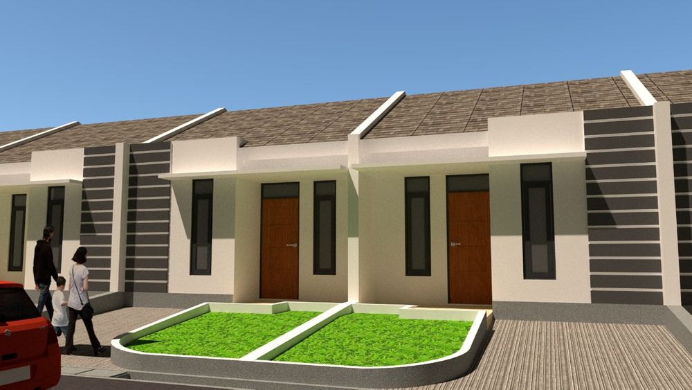 foto tampak rumah tipe C Subsidi perumahan BUKIT NIVASA LANTANA