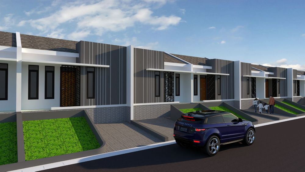 foto tampak rumah tipe Blok B4 Komersil perumahan BUKIT NIVASA LANTANA