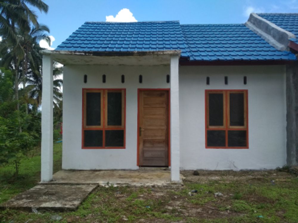 foto tampak rumah tipe rumah tapak perumahan Sungai Landeh Indah