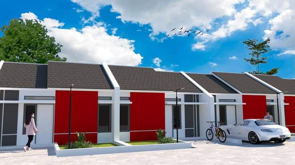 foto tampak rumah tipe 30/60 perumahan GRAHA RESIDENCE