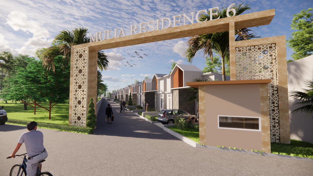 foto tampak rumah tipe 36 perumahan MULIA RESIDENCE 6