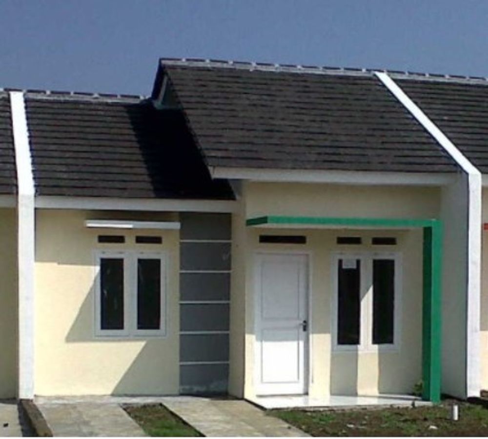 foto tampak rumah tipe 30 perumahan PURI ANUGRAH SEJAHTERA TIGA