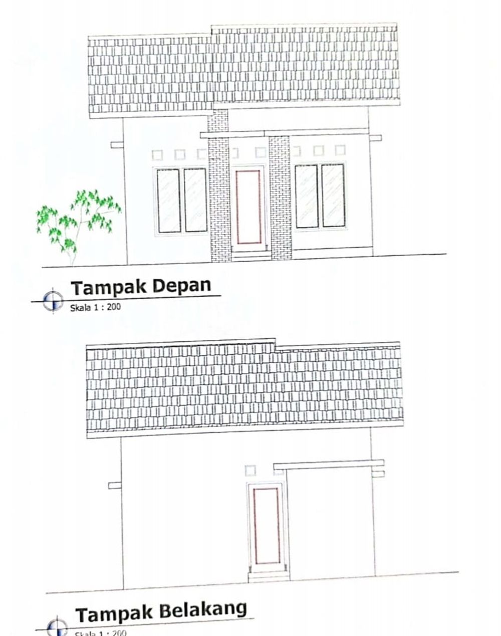 foto tampak rumah tipe KIS - I perumahan KARYA INDAH RESIDENCE