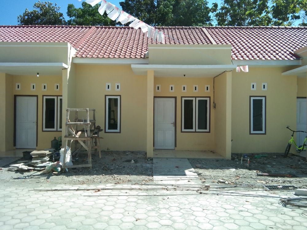 foto tampak rumah tipe 30 perumahan Graha Mulia Karangawen 2