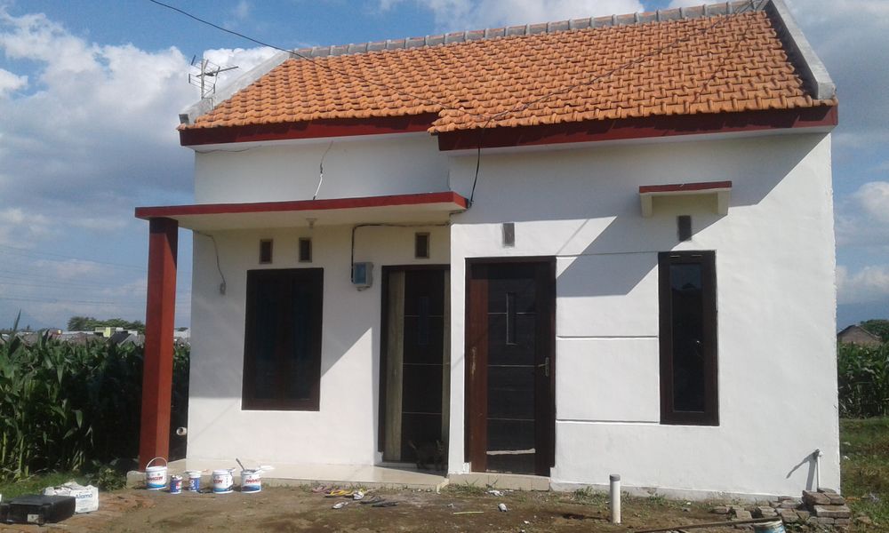 foto tampak rumah tipe 36 perumahan BENGAWAN INDAH